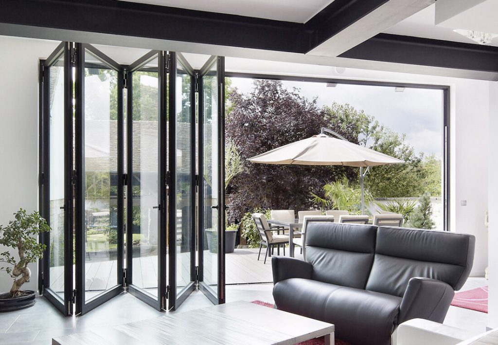 sliding glass wall panels