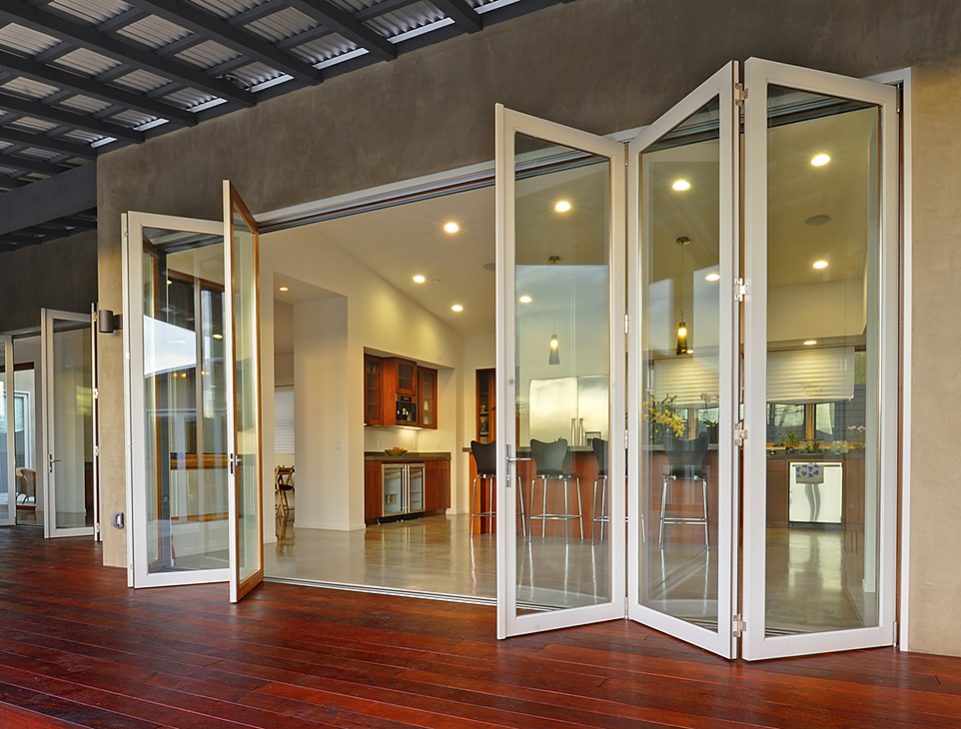 Folding Glass Doors for commercial project