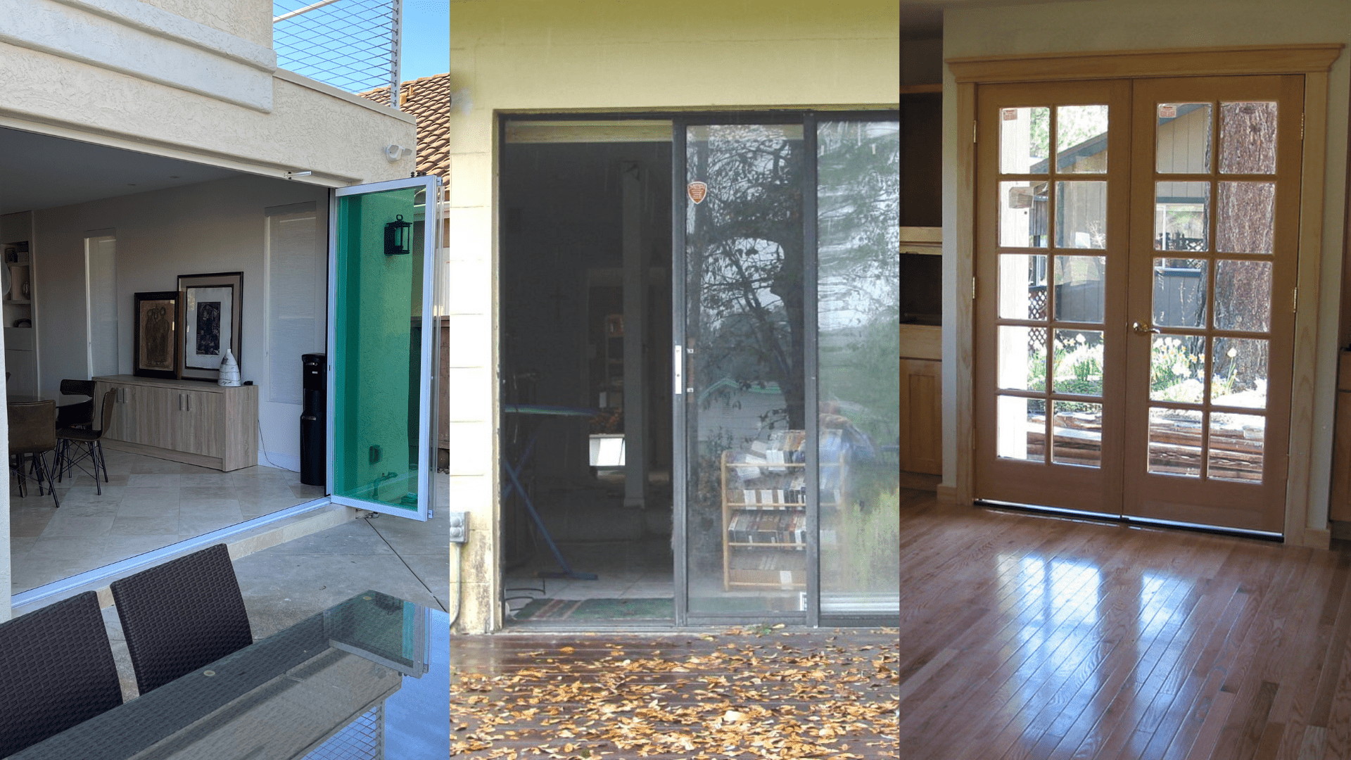 image of different patio doors