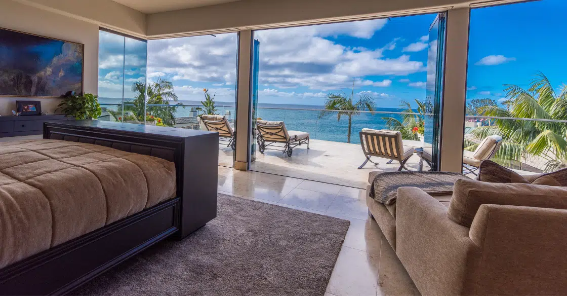 image of ocean view from bedroom